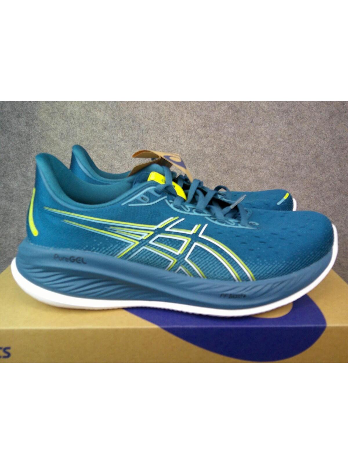 Size 9.5 - Asics Gel-Cumulus 26 Men's Teal/Yellow New In Box 1011b792-400
